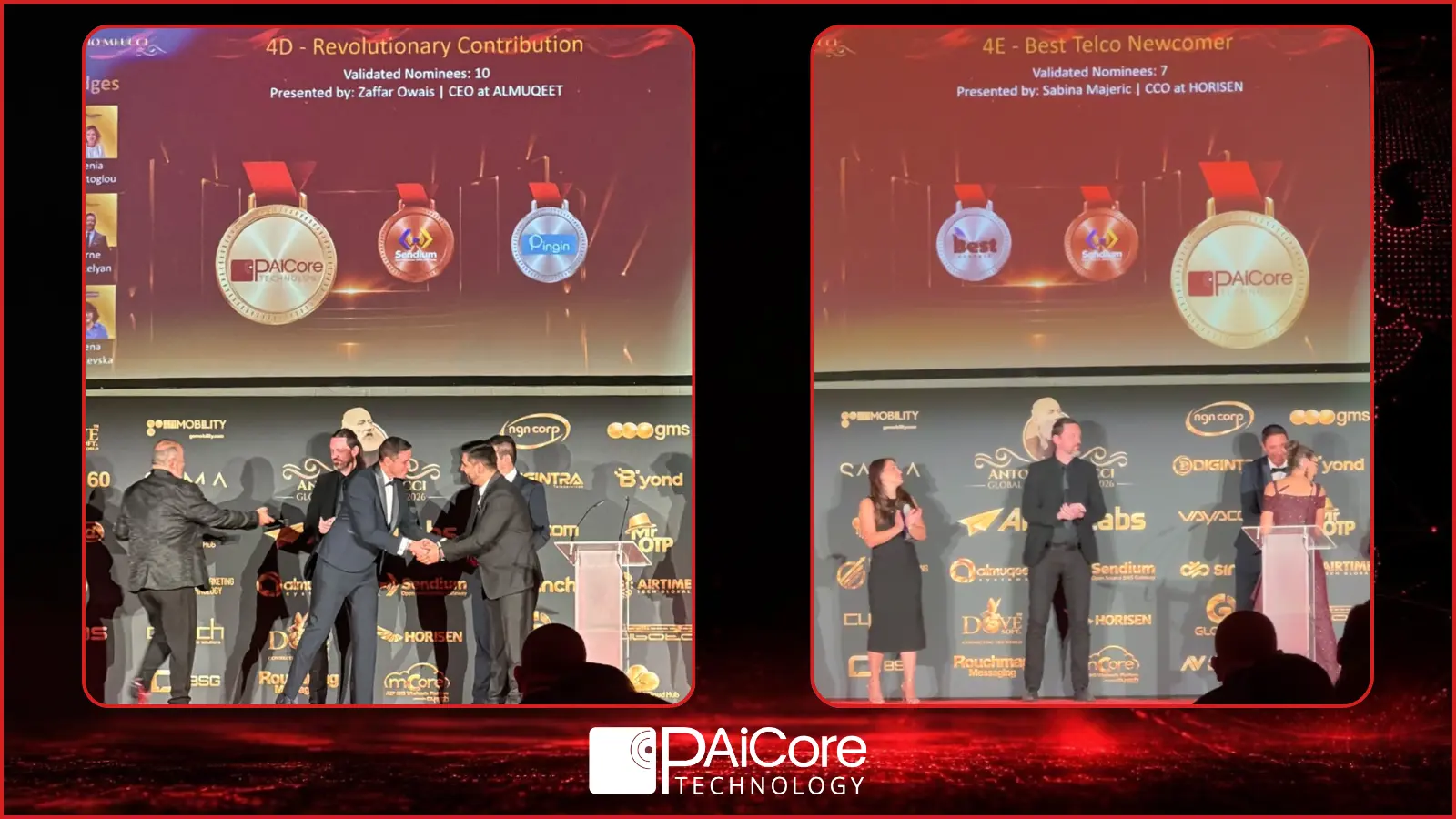 Celeo receiving award