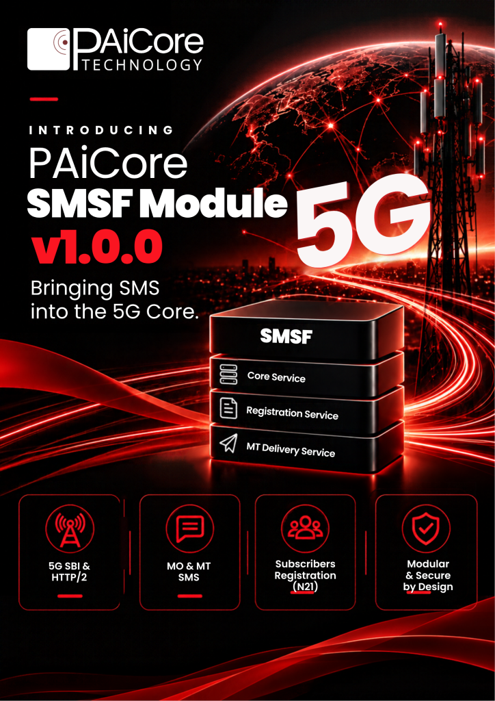 PAiCore SMSF Module v1.0.0: Bringing SMS into the 5G Core